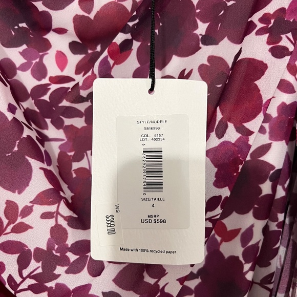 AMUR Saanvi One Shoulder Dress Size 4 NWT - Picture 5 of 8